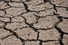 Dry Cracked Riverbed Royalty Free Stock Photography Dry Cracked Riverbed Royalty Free Stock Photography
