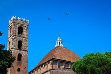 Church Dome And Bell Tower Stock Photography