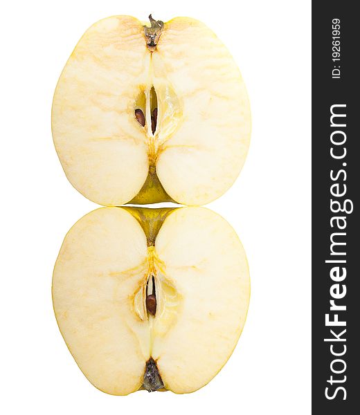 Two Halves Of An Apple