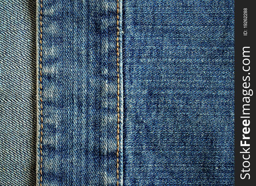 Fragment Of Jeans