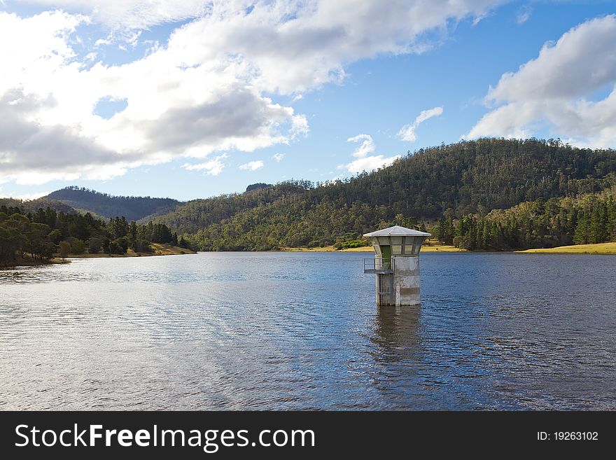 Landscape of Risdon Brook Dam in Tasmania, Australia. Landscape of Risdon Brook Dam in Tasmania, Australia.