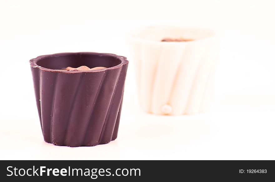 Chocolate Candy - hand made clipping path included. Chocolate Candy - hand made clipping path included