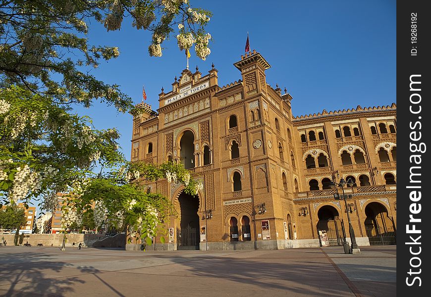 The Plaza de Toros de Las Ventas is a famous bullring in Madrid (Spain). Situated in the barrio of Guindalera in the district of Salamanca, it was inaugurated on June 17, 1931. It has a seating capacity of 25,000 and is regarded as the home of bullfighting in Spain. The Plaza de Toros de Las Ventas is a famous bullring in Madrid (Spain). Situated in the barrio of Guindalera in the district of Salamanca, it was inaugurated on June 17, 1931. It has a seating capacity of 25,000 and is regarded as the home of bullfighting in Spain.