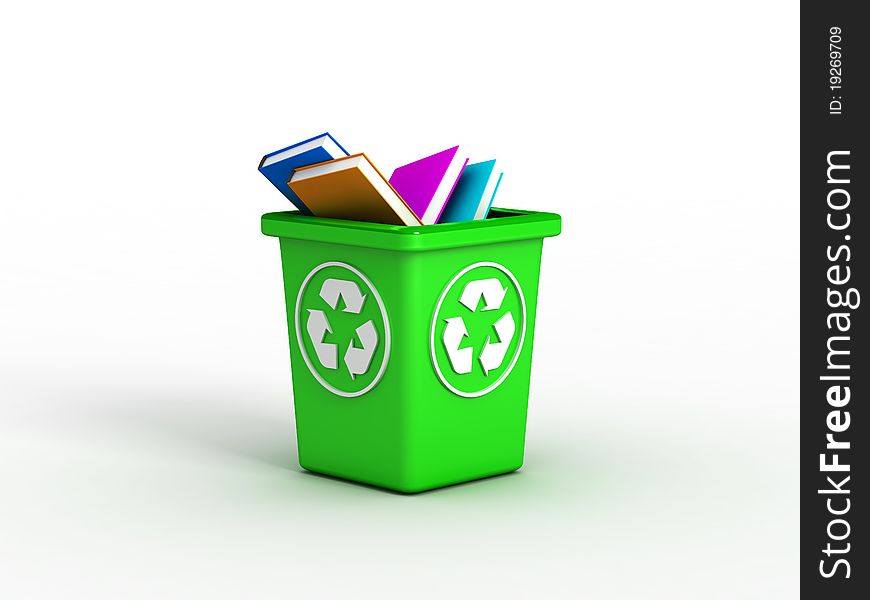 Books On Recycle Bin