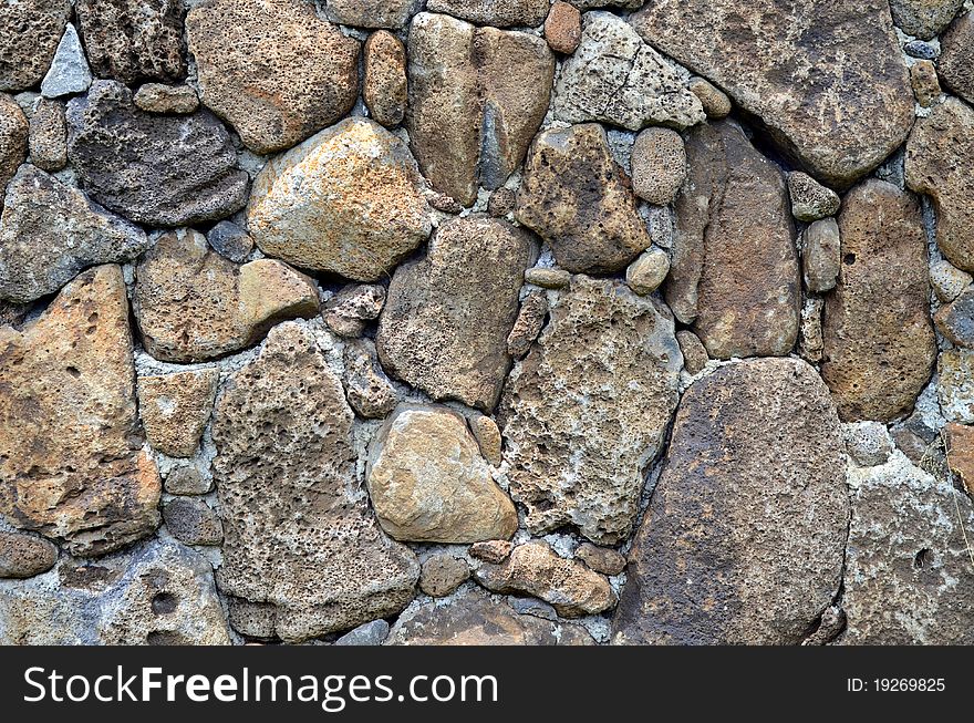 Background Texture Of A Stone Wall