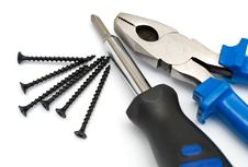 Screwdriver And Pliers Stock Images Screwdriver And Pliers Stock Images