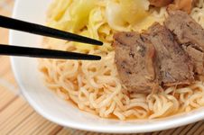 Chopsticks Eating Delicious Noodles Royalty Free Stock Photography Chopsticks Eating Delicious Noodles Royalty Free Stock Photography