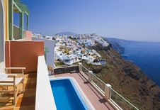 Santorini View - Greece Stock Photos Santorini View - Greece Stock Photos