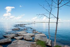 Sandspit Royalty Free Stock Photography Sandspit Royalty Free Stock Photography