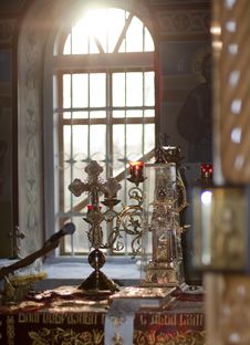 The Window In The Church Royalty Free Stock Photos The Window In The Church Royalty Free Stock Photos