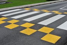 Zebra Crossing Royalty Free Stock Photography Zebra Crossing Royalty Free Stock Photography