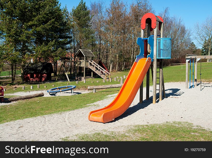 Modern design colorful attractive playground and slide facilities