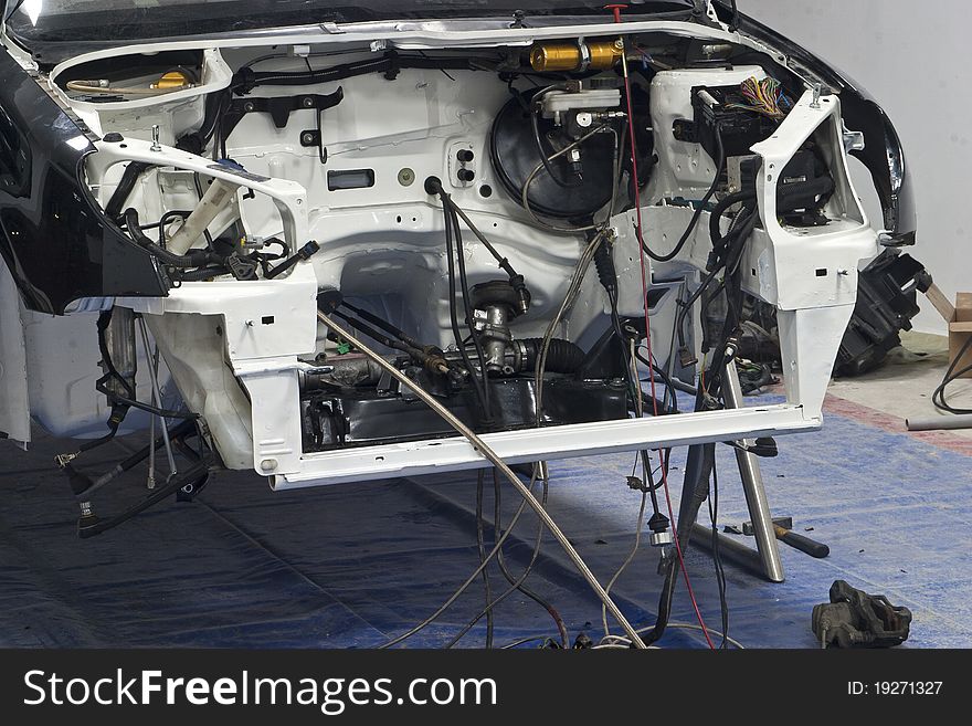 Car In Service Shop