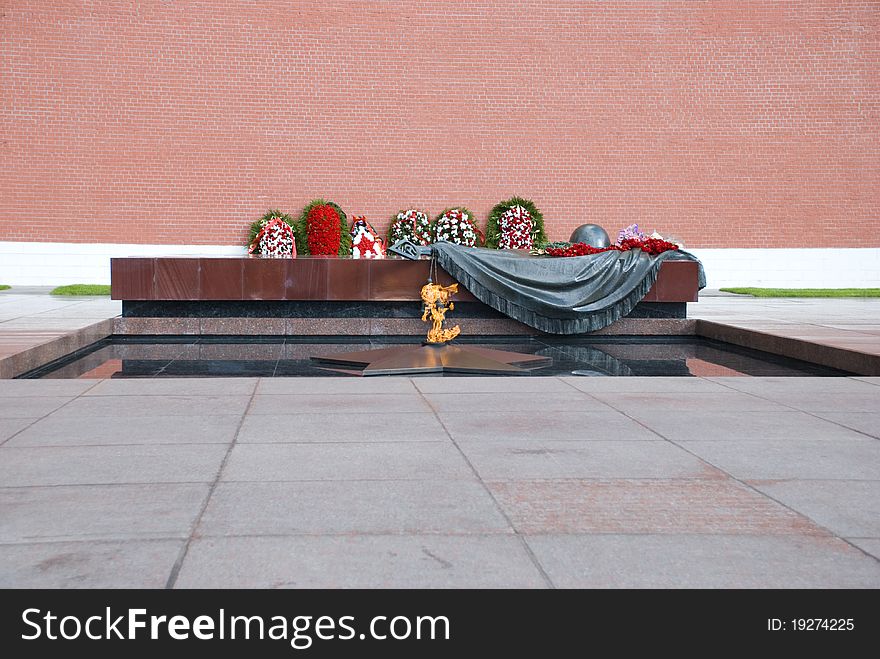 Photo Eternal fire on Red Square in Moscow