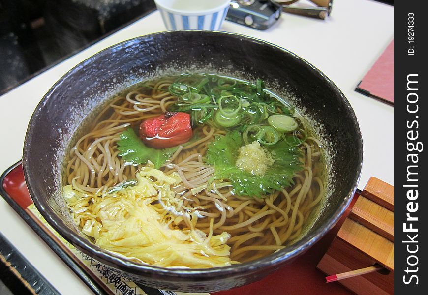 Japanese Plum Flavor Ramen Noodle