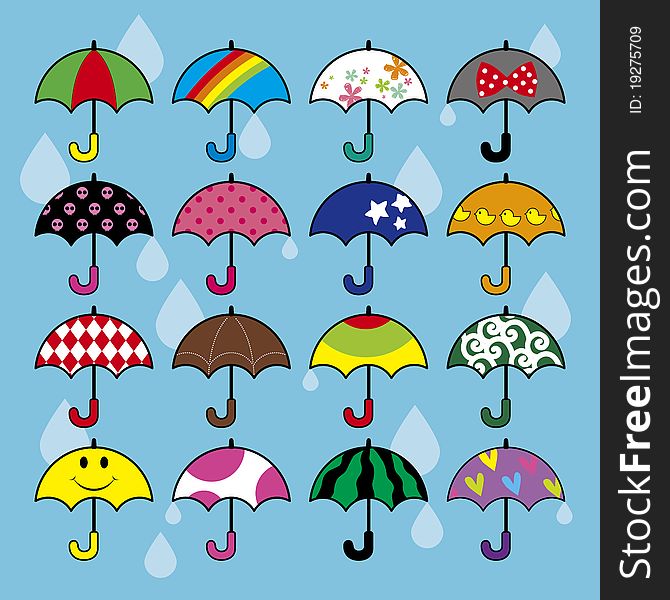 A Lot Of Umbrellas