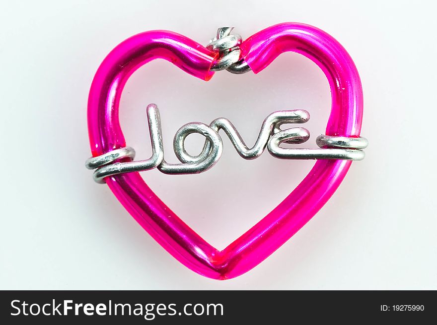 Love, valentine day series; 3d isolated objects. Love, valentine day series; 3d isolated objects