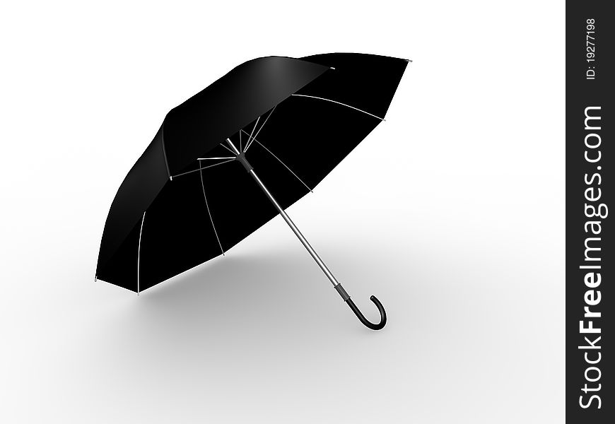 Umbrella concept in 3D style