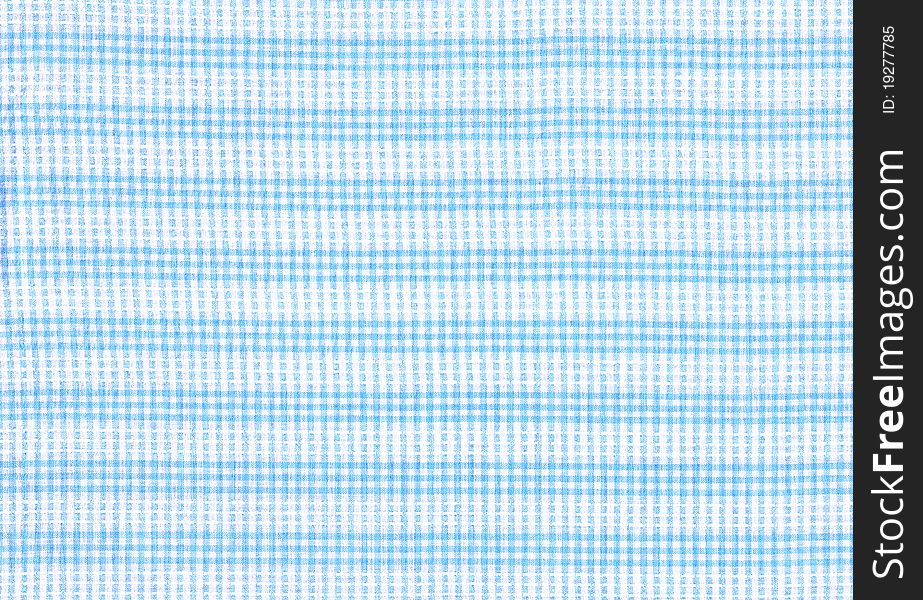 Textile cloth and blue fashion checks. Textile cloth and blue fashion checks.