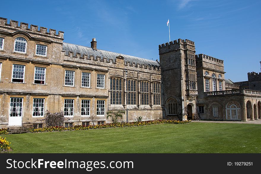 Forde Abbey, Chard in Dorset in Spring. Forde Abbey, Chard in Dorset in Spring