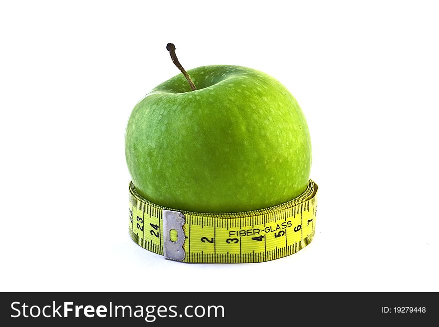 Apple With Measuring Tape