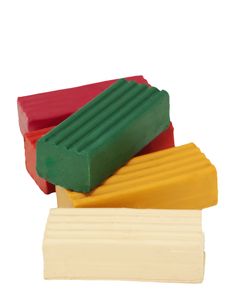 Colored Plasticine Royalty Free Stock Photo