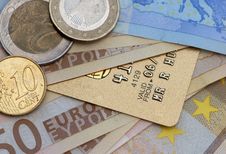 Euro Credit Stock Photography