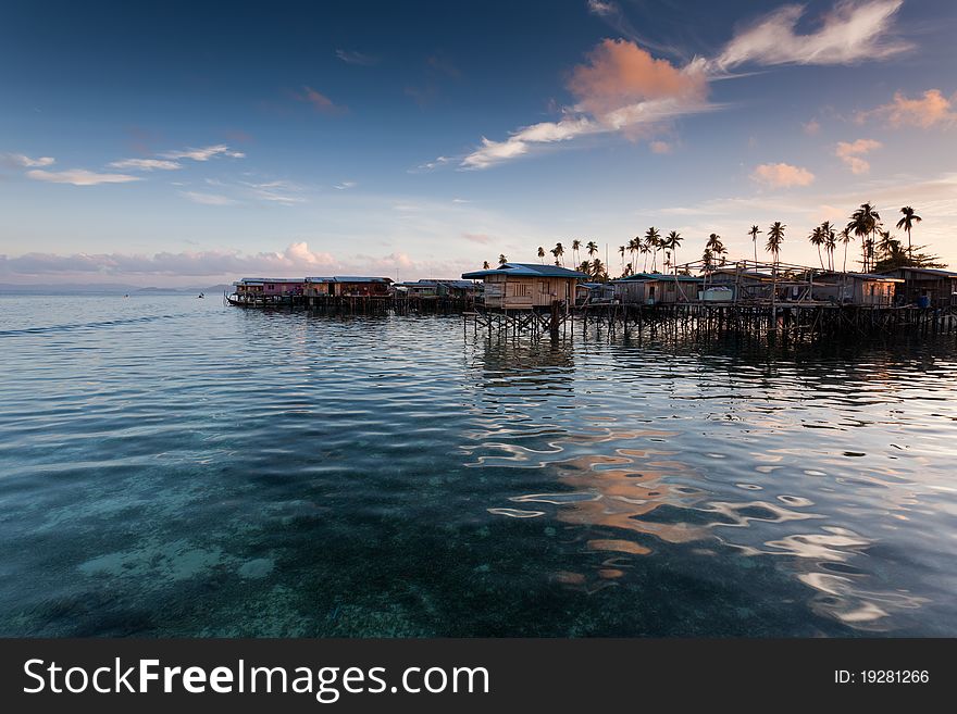 Sunrise At Water Village