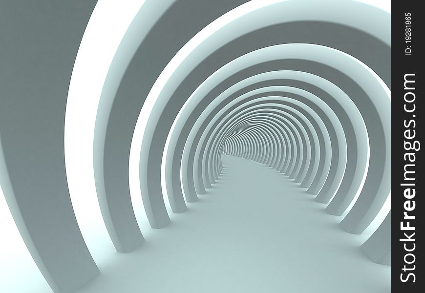 Abstract tunnel background