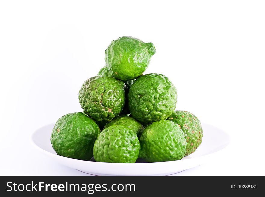 Citrus on the white background,phitsanulok