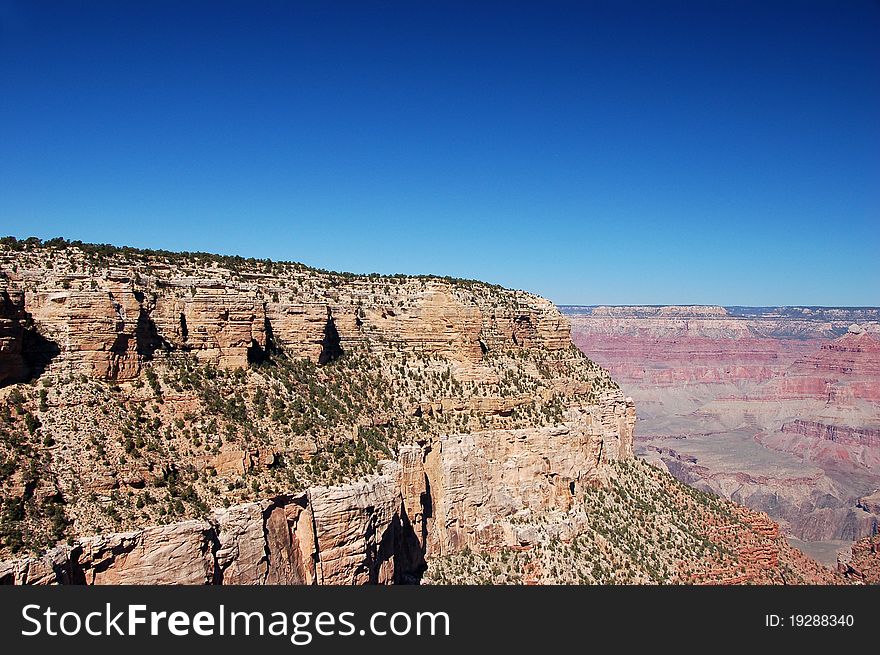 View of Grand Canyon south rim