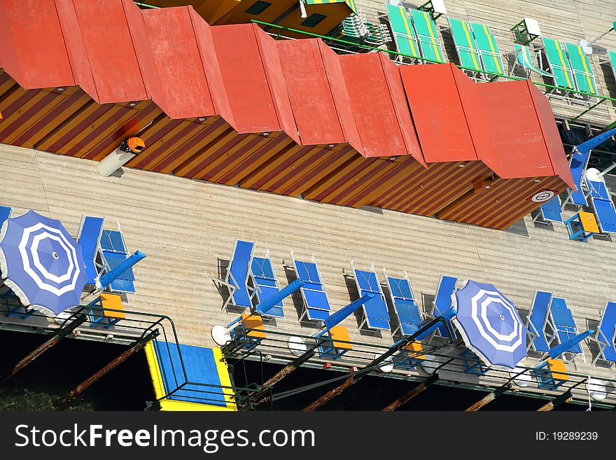 Bath House On Pier