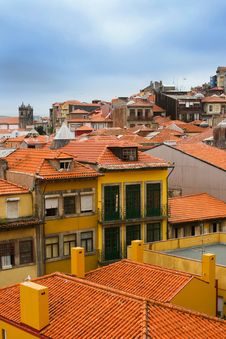 Red Roofs In Old Porto Royalty Free Stock Photography