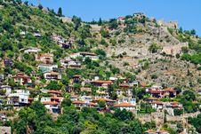 Turkish Houses In Alanya Royalty Free Stock Image Turkish Houses In Alanya Royalty Free Stock Image