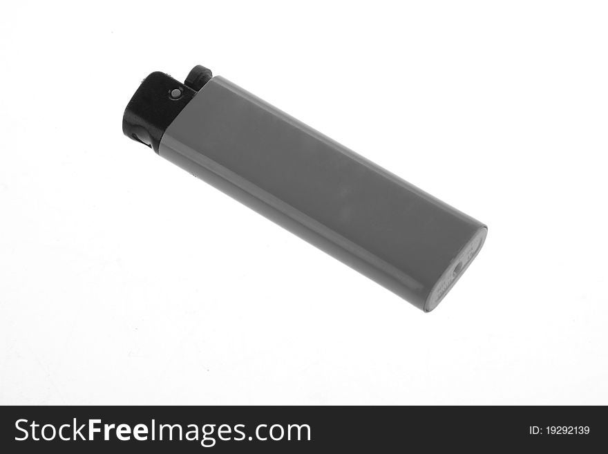 Lighter gray is isolated on a white background