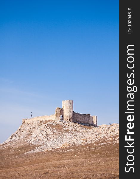 Heracleea/Enisala fortress in spring, Dobrogea region, Romania. Heracleea/Enisala fortress in spring, Dobrogea region, Romania.