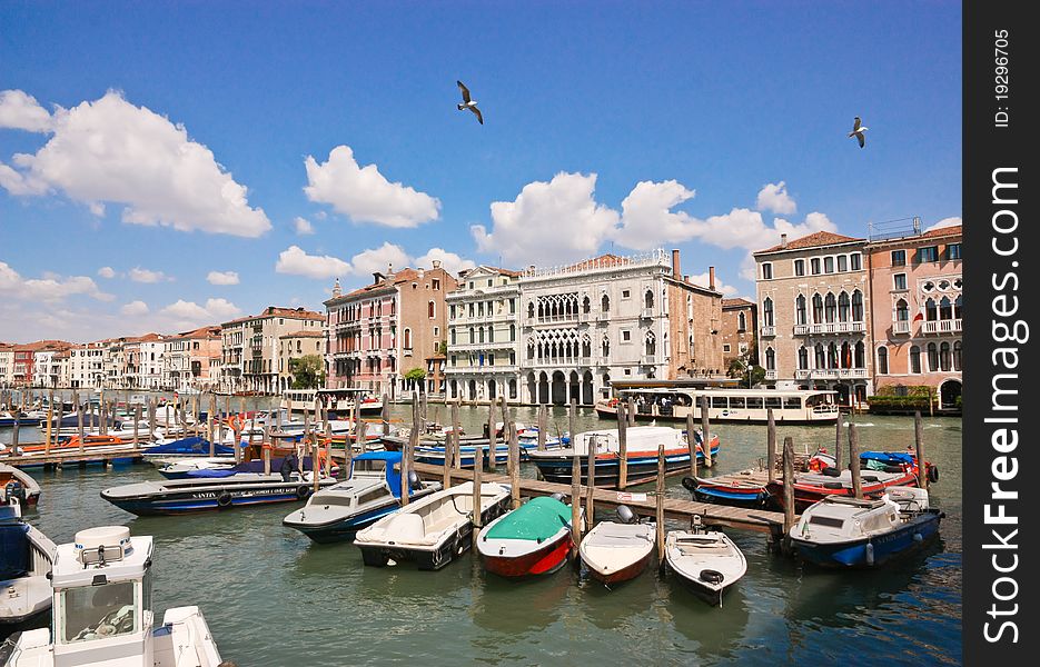 Venetian scenery at Venice, Italy