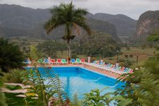 Pool In Mountain Landscape Stock Photography Pool In Mountain Landscape Stock Photography