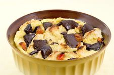 Bread Pudding With Chocolate Stock Photos Bread Pudding With Chocolate Stock Photos
