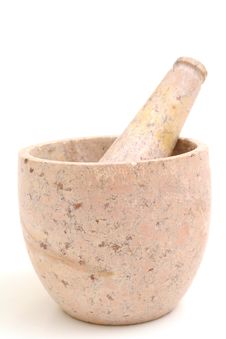 Mortar And Pestle Vertical Royalty Free Stock Photos