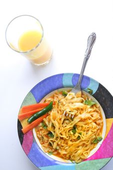 Noodle Breakfast Stock Photography Noodle Breakfast Stock Photography