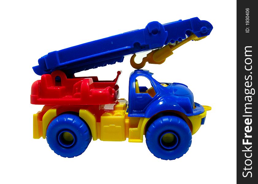 Car - crane clipping path