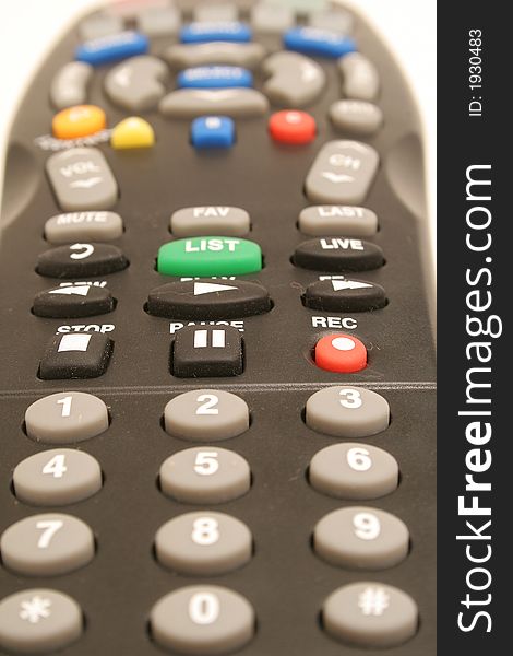 Shot of a remote control upclose
