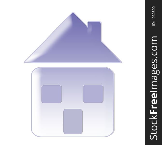 Home icon computer generated graphic