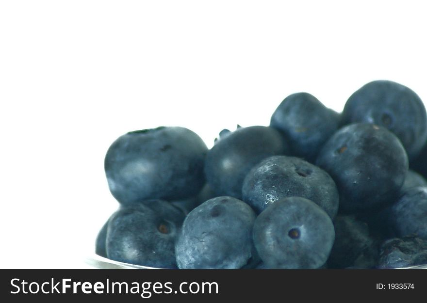 A close up of blueberries. A close up of blueberries
