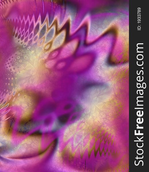 Purple Psychedelic Texture