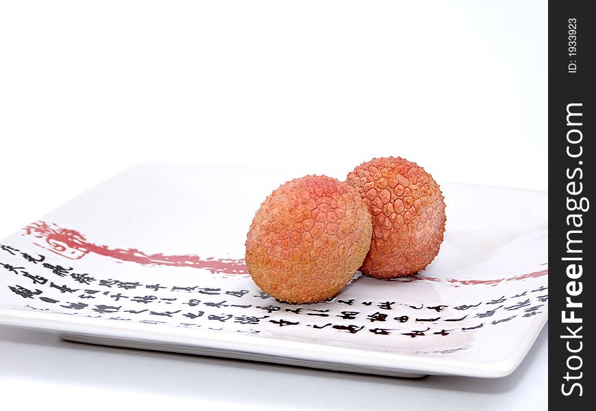 Lychee On A Japanese Plate 3