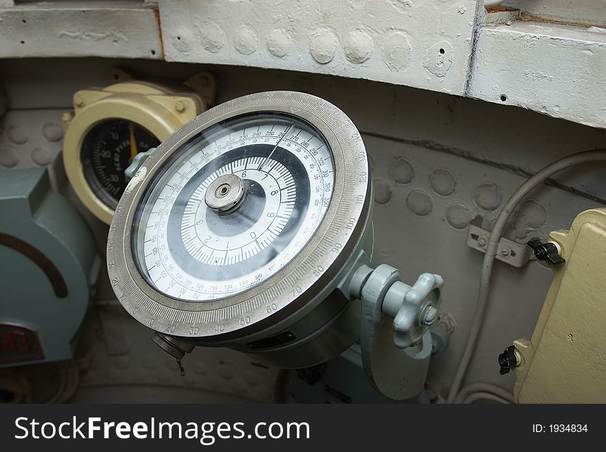 Gyrocompass of an old submarine