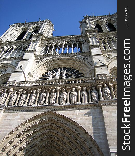 Notre-Dame From Below