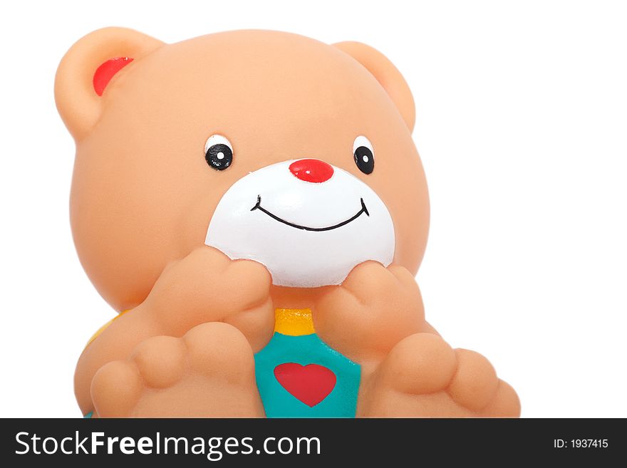Rubber bear for young children